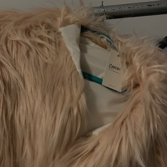 Faux fur jacket - baby pink - Picture 2 of 2